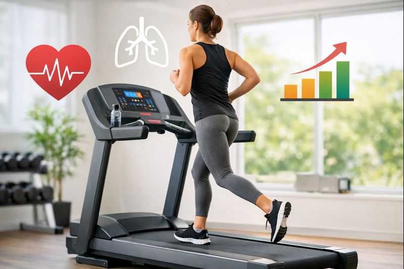 Τα οφέλη του διαδρόμου στην καρδιοαναπνευστική υγεία