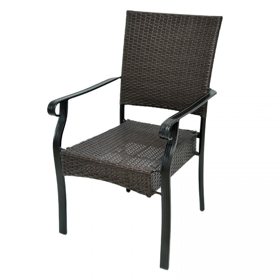 Καρέκλα Κήπου Αλουμινίου Rattan Velco 185-5039