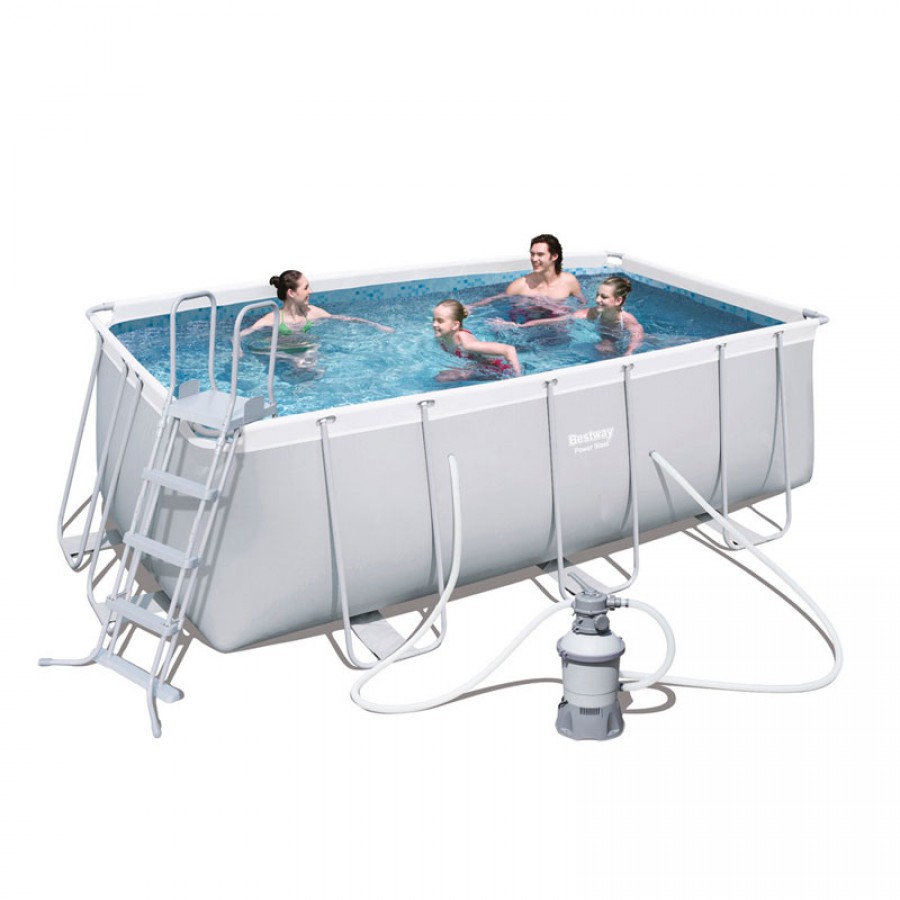 pisina epifaneias exoterikoy skeletoy 412 x 201 x 122 cm Bestway 15531