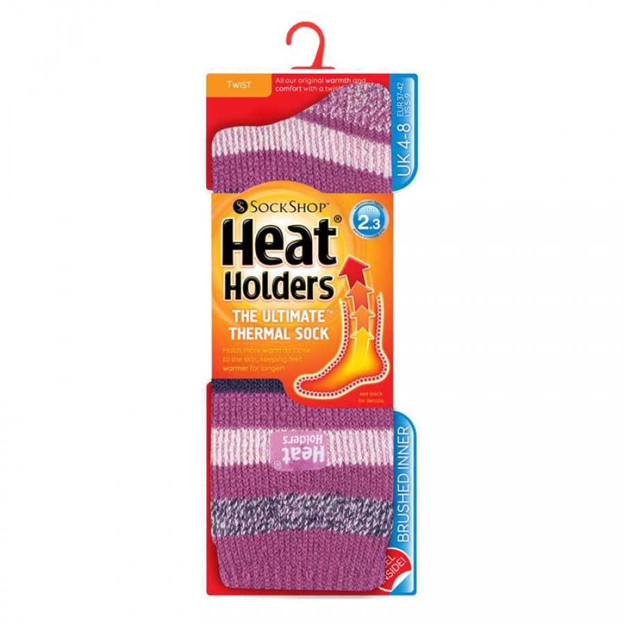 Κάλτσες Γυναικείες Fashion Twist Socks Φούξια Heat Holders® 80018