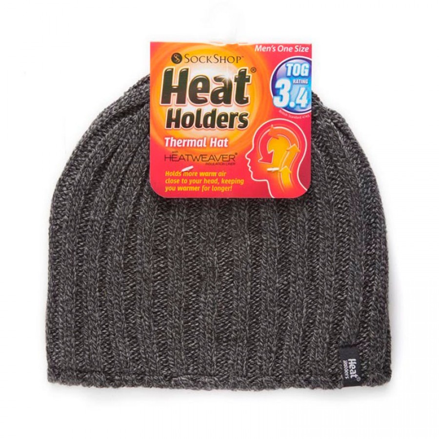 Ανδρικός Σκούφος Heat Weaver Hat Ανθρακί Heat Holders® 80119