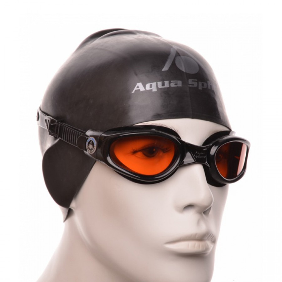 Γυαλάκια Kaiman Black Orange Lens Aqua Sphere