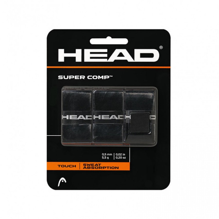 overgrips-raketas-tennis-head-super comp black 285088