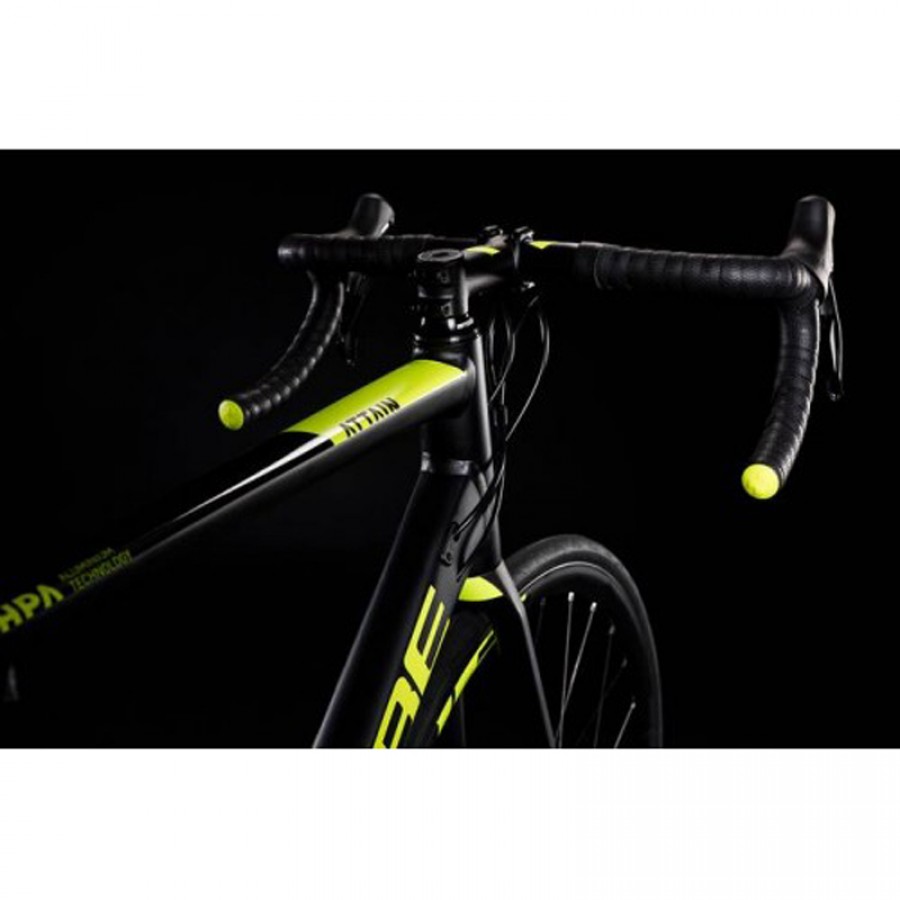 Ποδήλατο Cube Attain Race Disc 28 Black n Flashyellow 2019