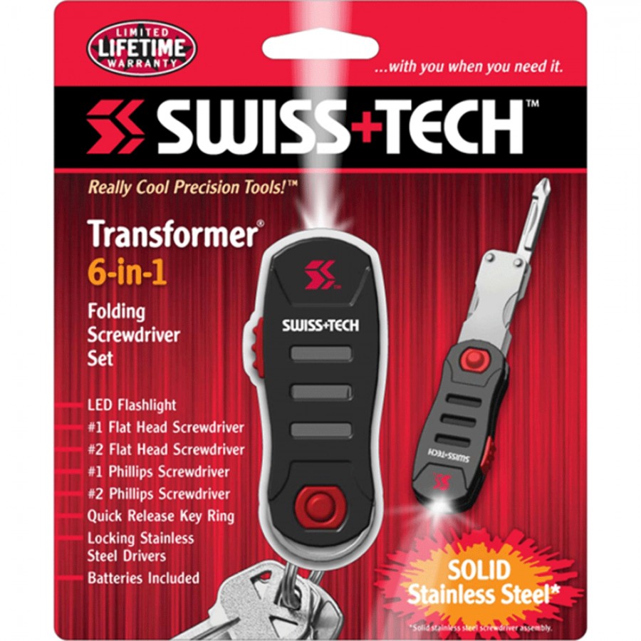 Μπρελόκ Πολυεργαλείο Swiss Tech Transformer Screwdriver II 21002