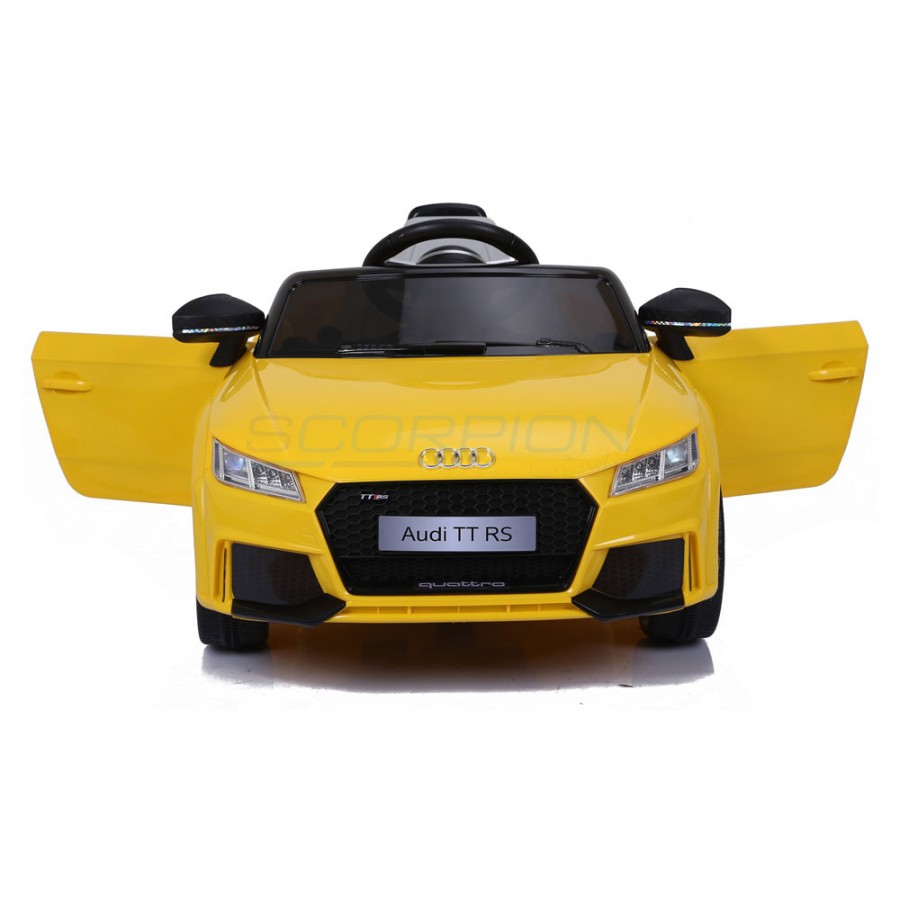 Ηλεκτροκίνητο Audi TT RS Original 12V Scorpion Wheels Κίτρινο 5246024