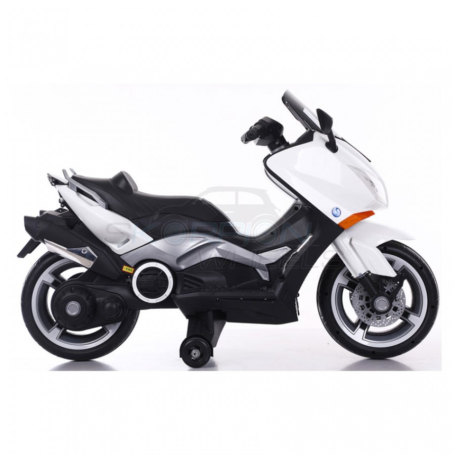 Παιδική Μηχανή Scorpion Wheels Yamaha T-Max Style 12V Λευκή 5245091