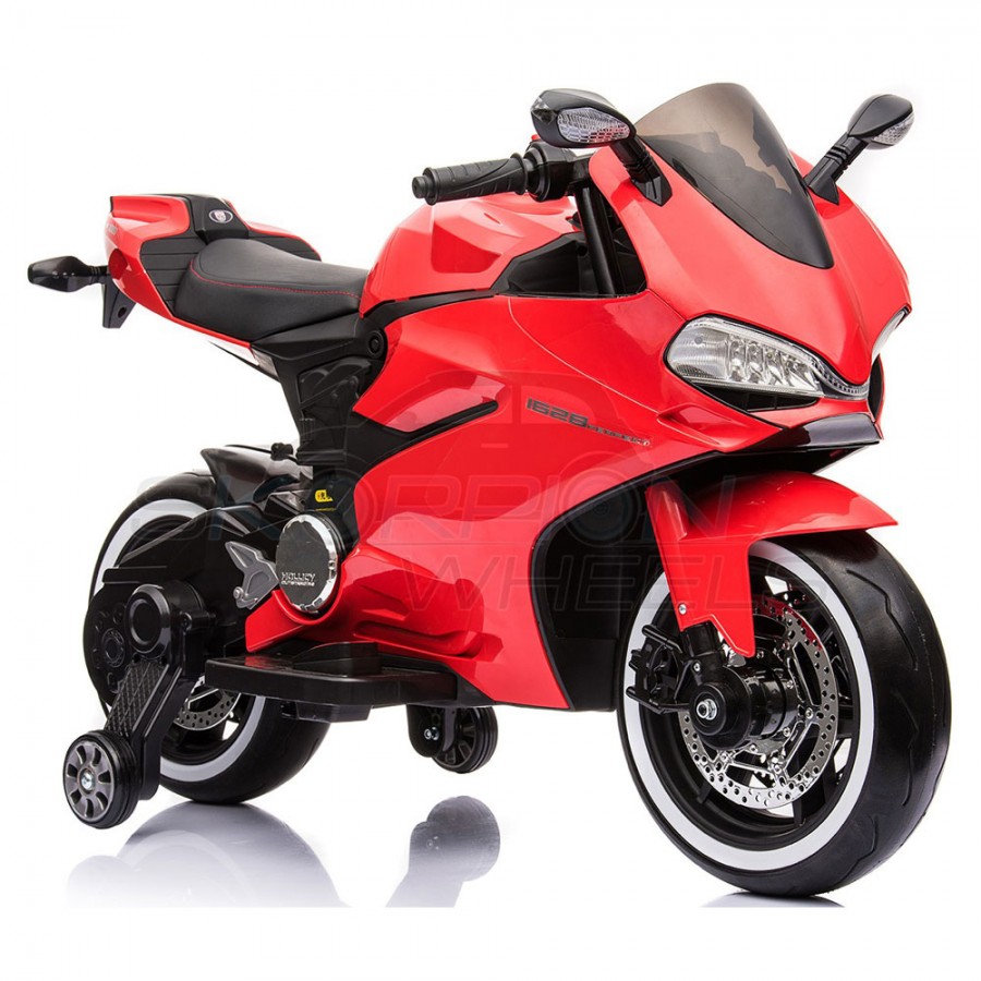 Ηλεκτροκίνητη Παιδική Μηχανή Scorpion Wheels Ducati 1199 Panigale S Style 12V Κόκκινο