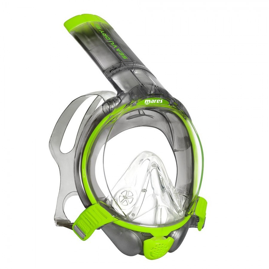 Μάσκα Θαλάσσης Mares Sea-Vu Full Face L/XL Lime Smoke