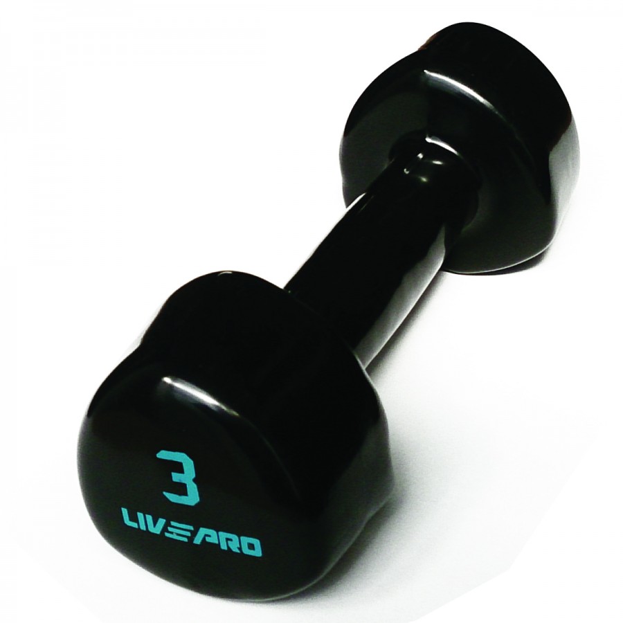 Βάρη Βινυλίου Live Pro Studio Dumbbell 3kg B 8070-03