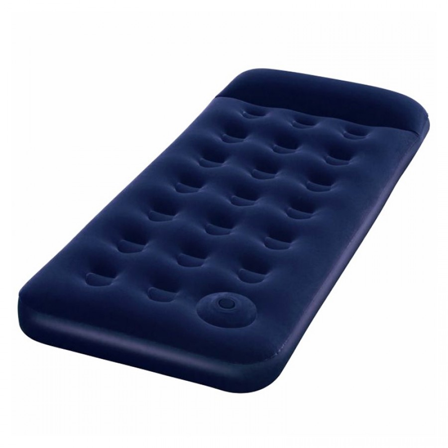 Φουσκωτό Στρώμα Ύπνου Μονό Με Μαξιλάρι Bestway 185x76x22cm Foot Pump 15311