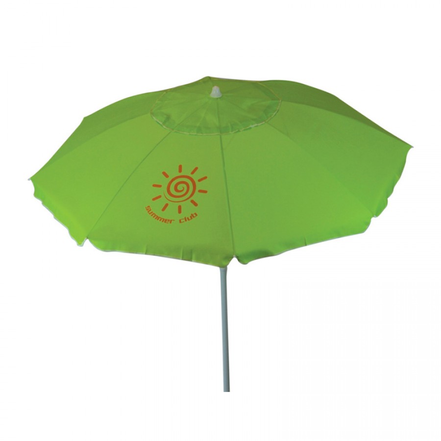 Ομπρέλα Παραλίας Summer Club Iris Plus Πράσινο 200cm 18324