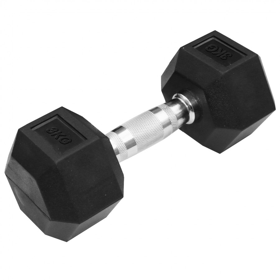 Εξάγωνος Αλτήρας με λάστιχο 3kg Pegasus® Β-0111-1013