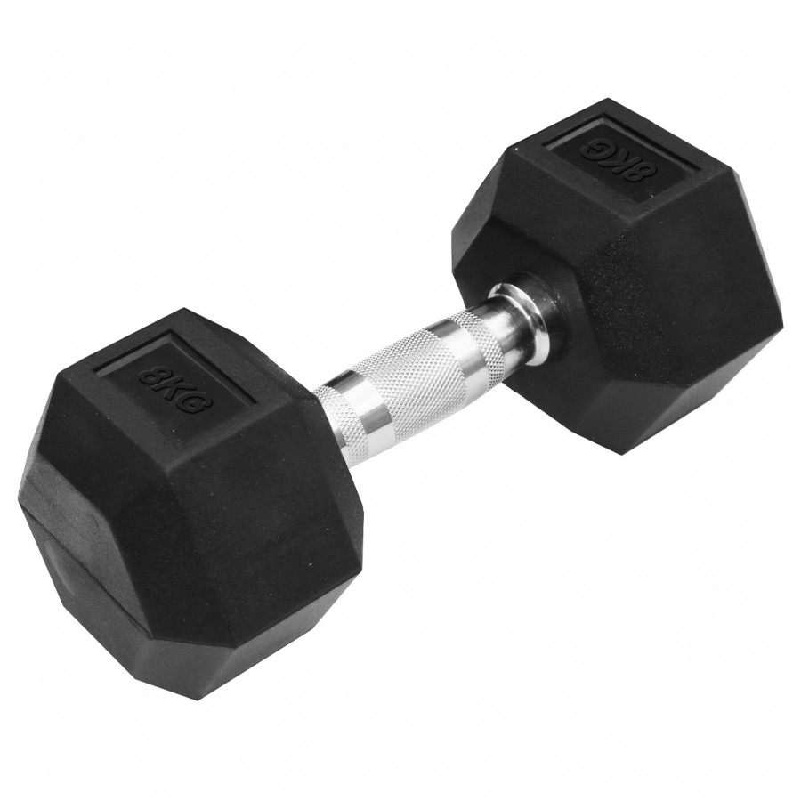 Εξάγωνος Αλτήρας με λάστιχο 8kg Pegasus® Β-0111-1013