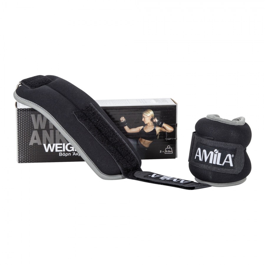 Βάρη άκρων Neoprene 2x0.5Kg Amila 44114