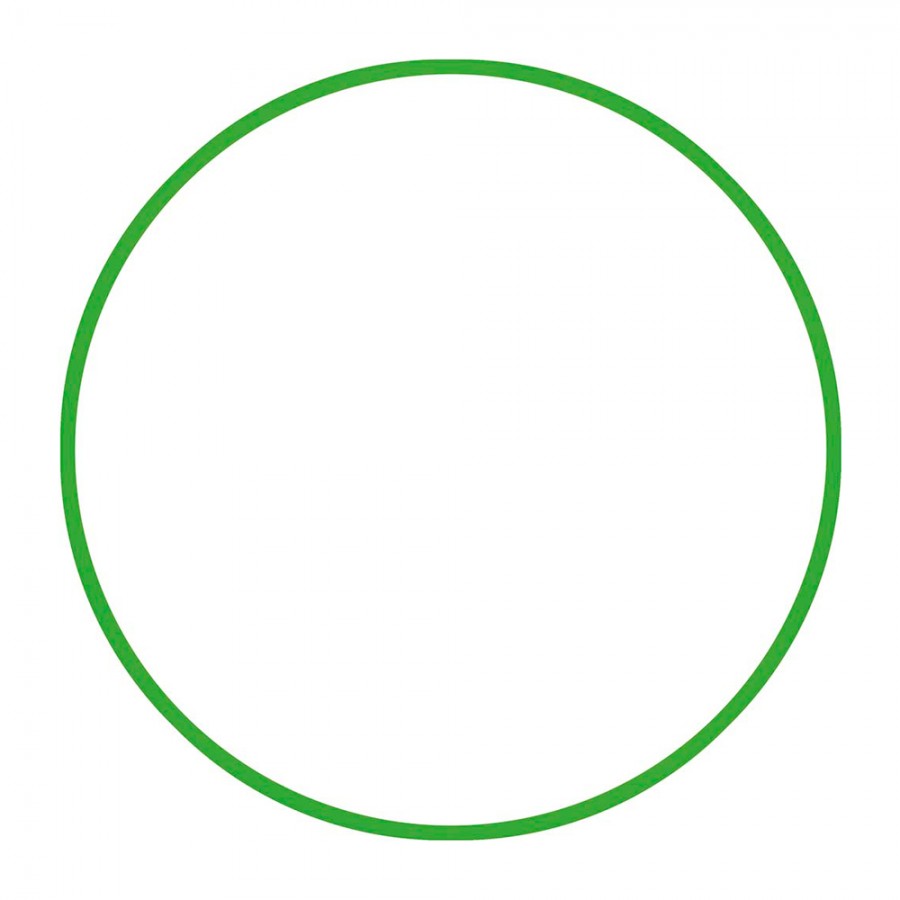 Στεφάνι Ρυθμικής Γυμναστικής 70cm Φ18mm 140gr Πράσινο Amila 48052