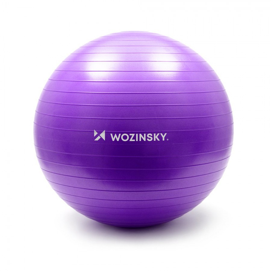 Μπάλα Pilates 65cm Μωβ Wozinsky