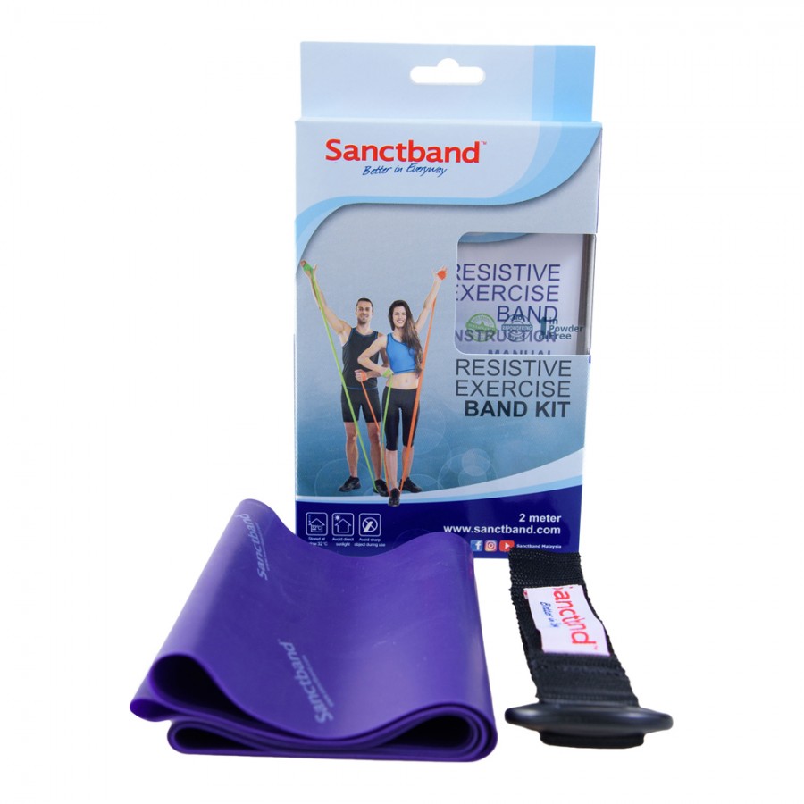 Λάστιχο Αντίστασης Sanctband Gymband Πολύ Σκληρό 88304
