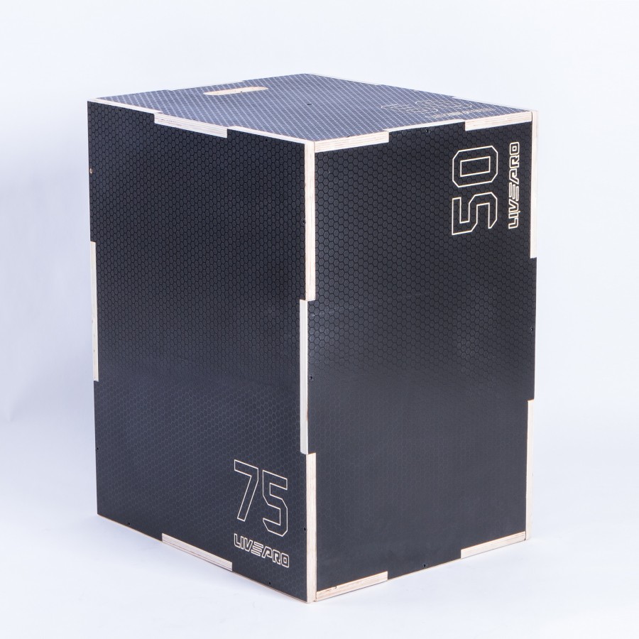 3 σε 1 Πλειομετρικό Κουτί Ξύλινο Plyo Box Anti-Slip LivePro