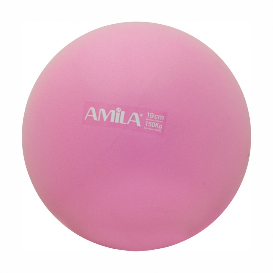 Μπάλα Pilates 19cm Ροζ Amila 95806