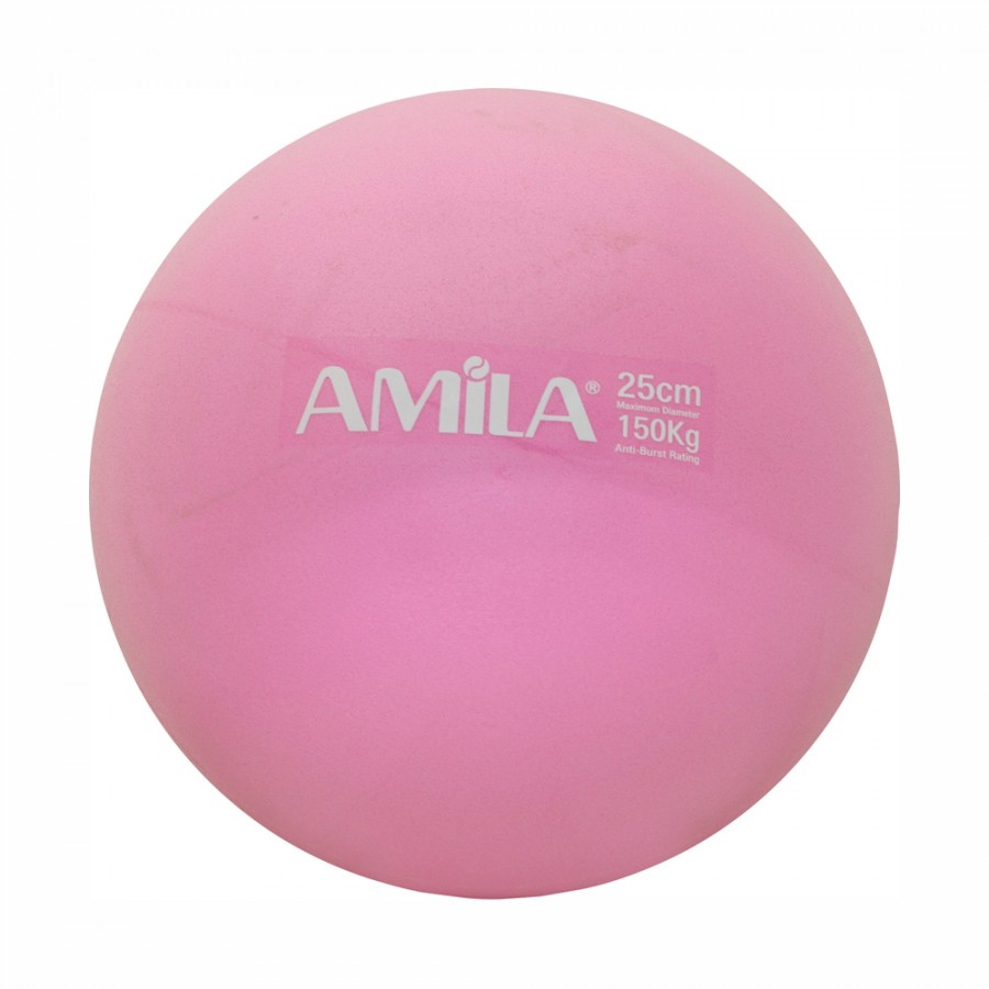 Μπάλα Pilates 25cm Ροζ Amila 95820