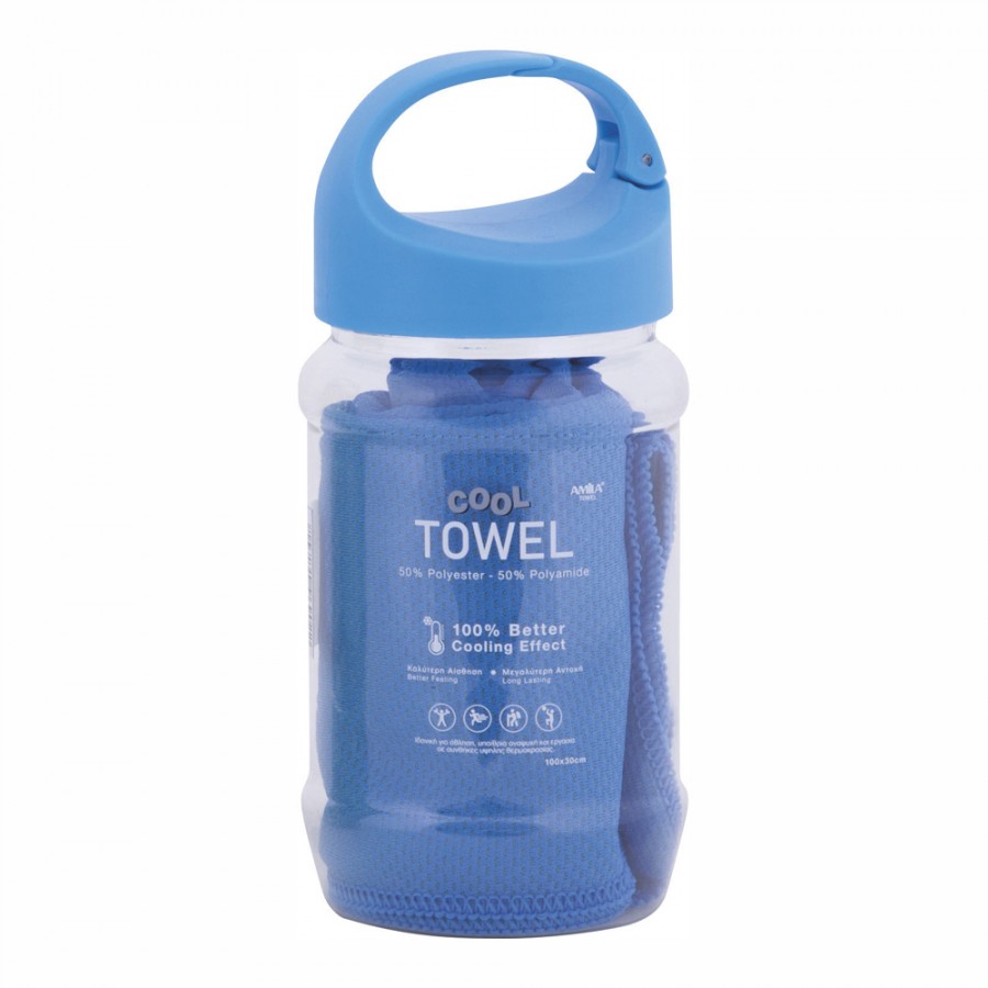 Πετσέτα Γυμναστηρίου Amila Cool Towel Μπλε 96902