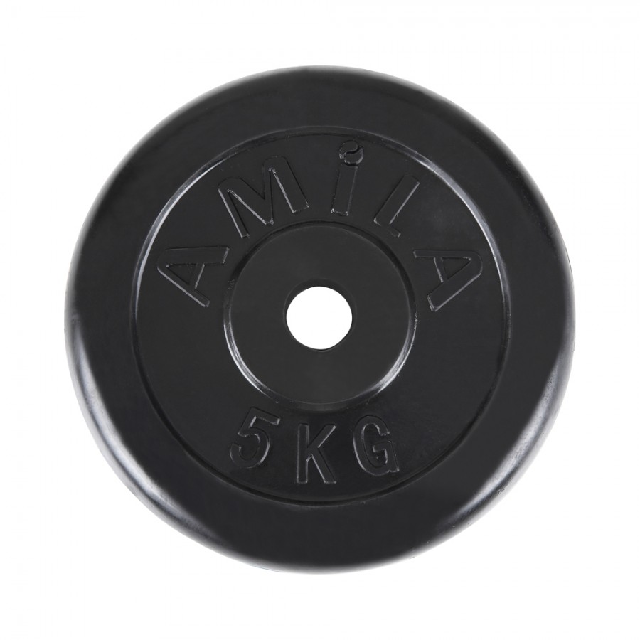 Δίσκος με Επένδυση Λάστιχου 28mm 5kg Amila 44434