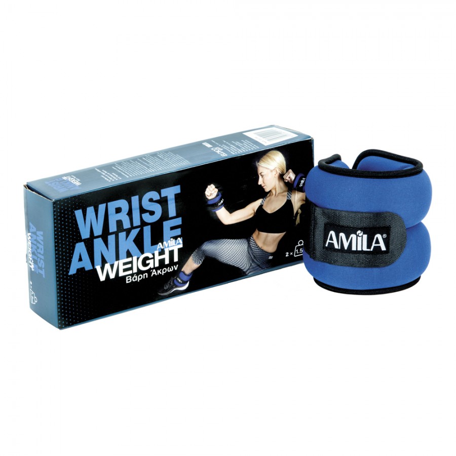 Βάρη άκρων Neoprene 2x1.50Kg Amila 44116