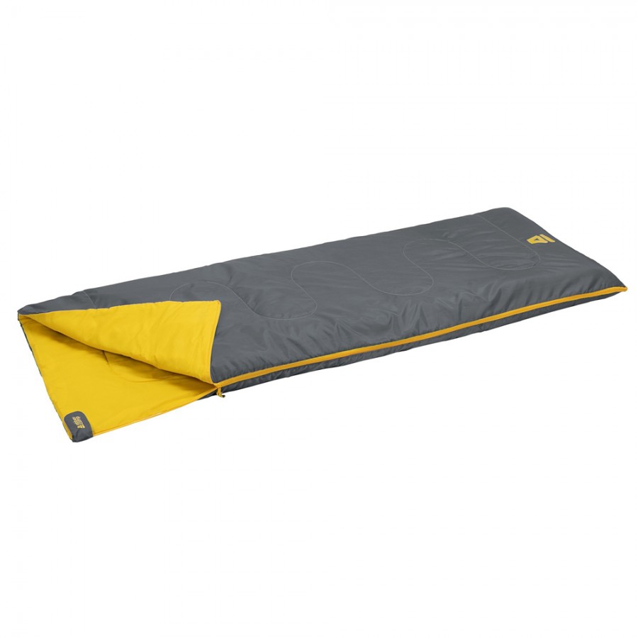Υπνόσακος Sleeping Bag Eνηλίκων Γκρι Κίτρινο ABBEY 21NL-GRG