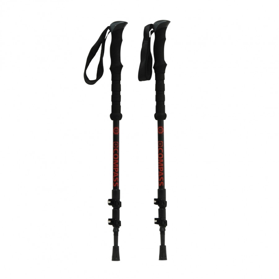 Μπατόν Πεζοπορίας Ρυθμιζόμενα Compass 3 Μερών Carbon 12519