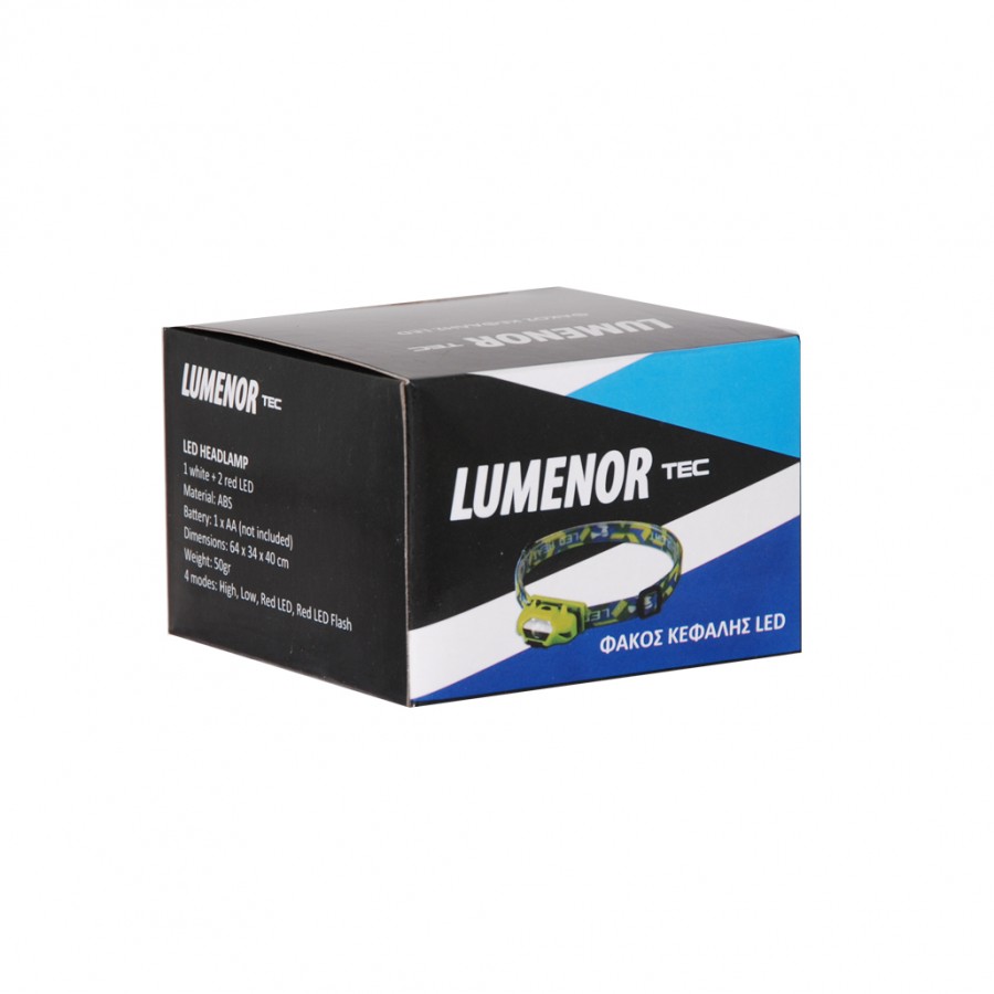 Φακός Κεφαλής Led Lumenor 20301