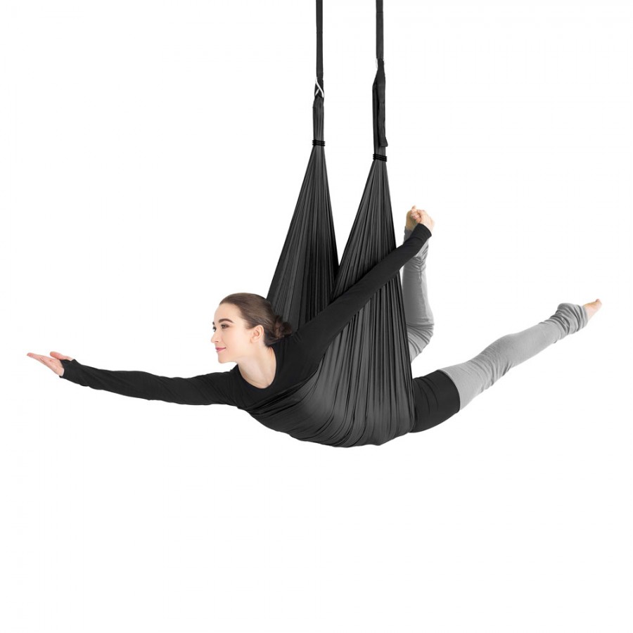 Κούνια Yoga Amila 40D Less Elastic 5m Μαύρη 96922