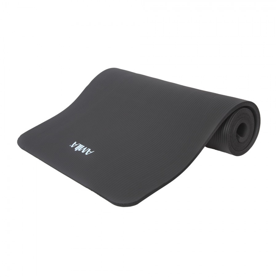 Στρώμα Γυμναστικής NBR 15mm 90Kg 183cm Μαύρο Amila 95910
