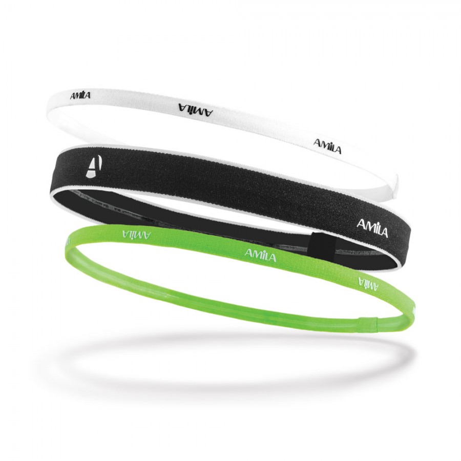 Hairband Προπόνησης Amila Hair Band Set 3 Pack 45710