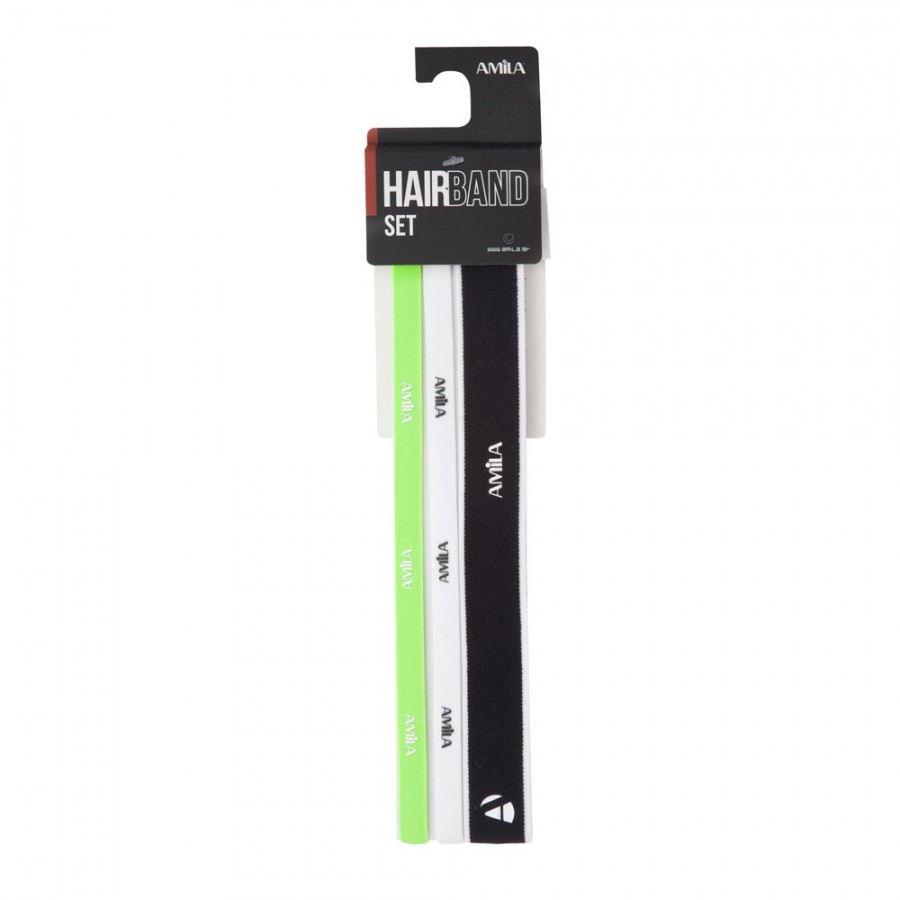 Hairband Προπόνησης Amila Hair Band Set 3 Pack