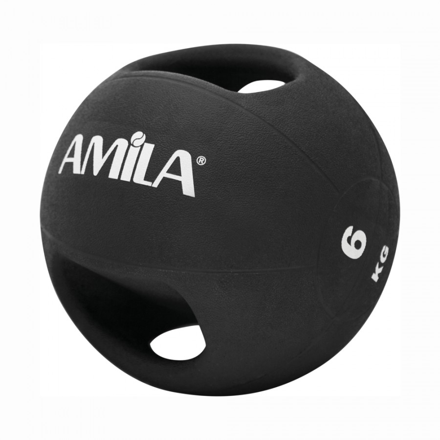 Medicine Ball 6kg Amila Dual Handle 84679