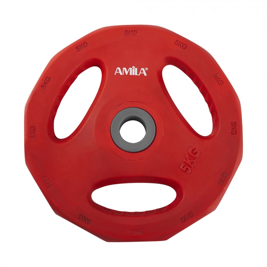 Δίσκος με Επένδυση Λάστιχου Φ28 5kg Amila 44416