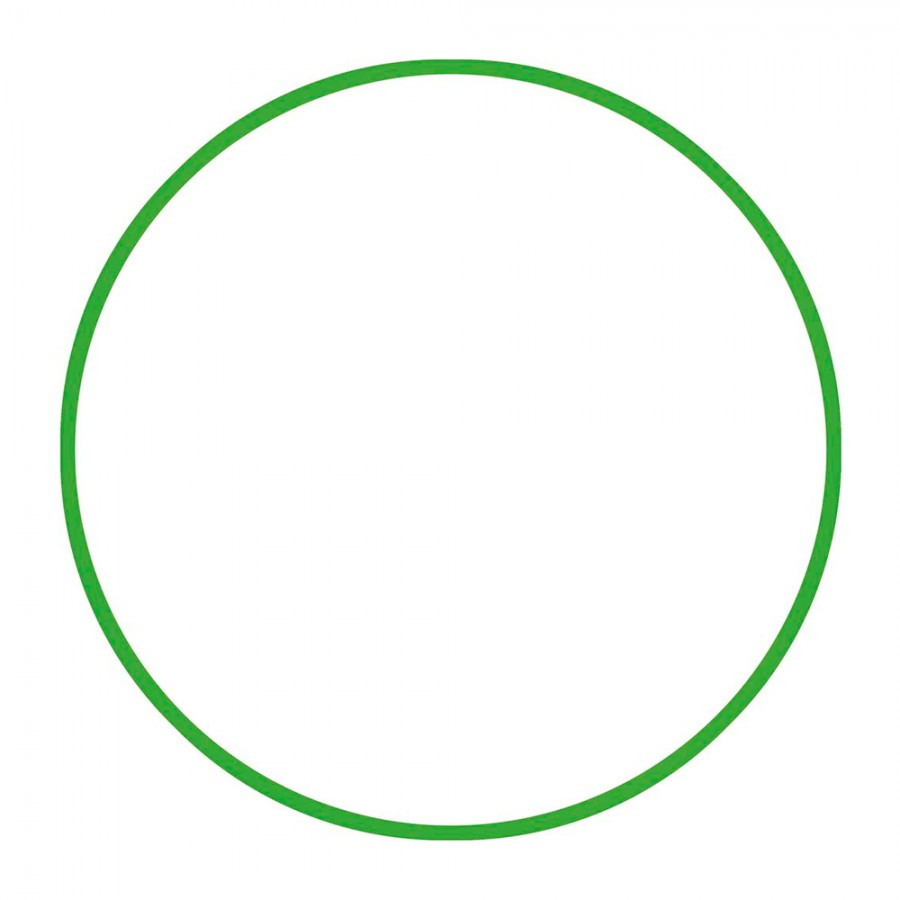 Στεφάνι Ρυθμικής Γυμναστικής 70cm Φ19mm 175gr Πράσινο Amila 48059