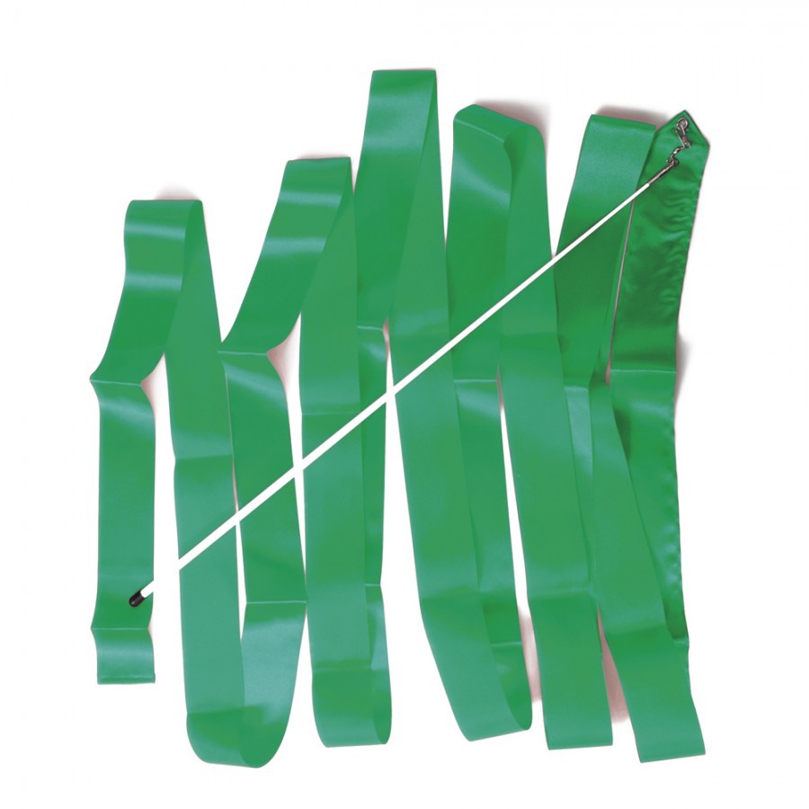 Κορδέλα Ρυθμικής Γυμναστικής Μήκους 6m Πράσινη Amila 47985