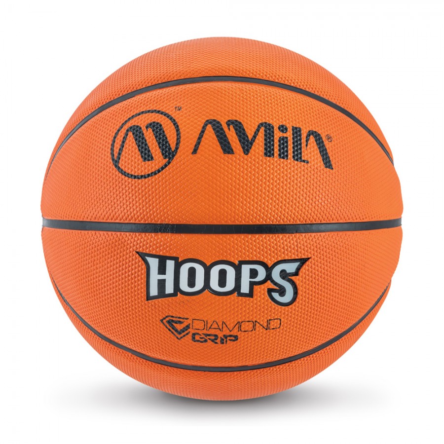 Μπάλα Basket Hoops Νο6 Πορτοκαλί Amila 41478