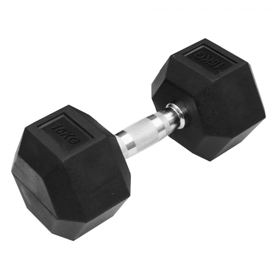 Εξάγωνος Αλτήρας με λάστιχο 15kg Pegasus 