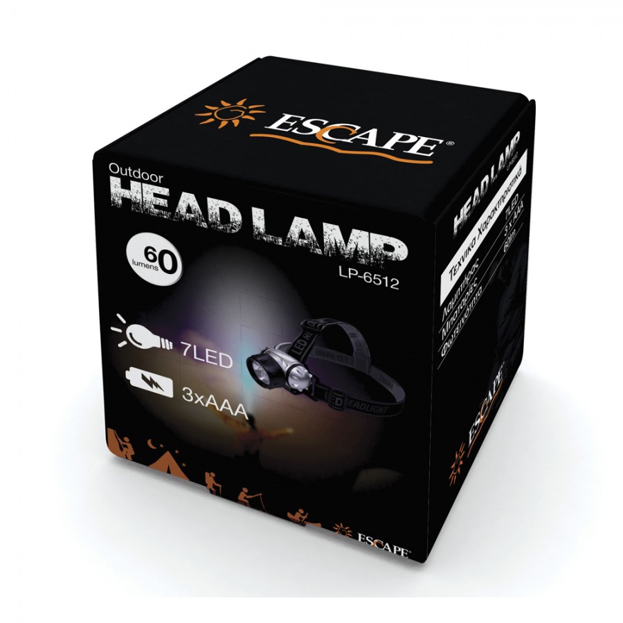 Φακός κεφαλής 7 LED Escape 11311
