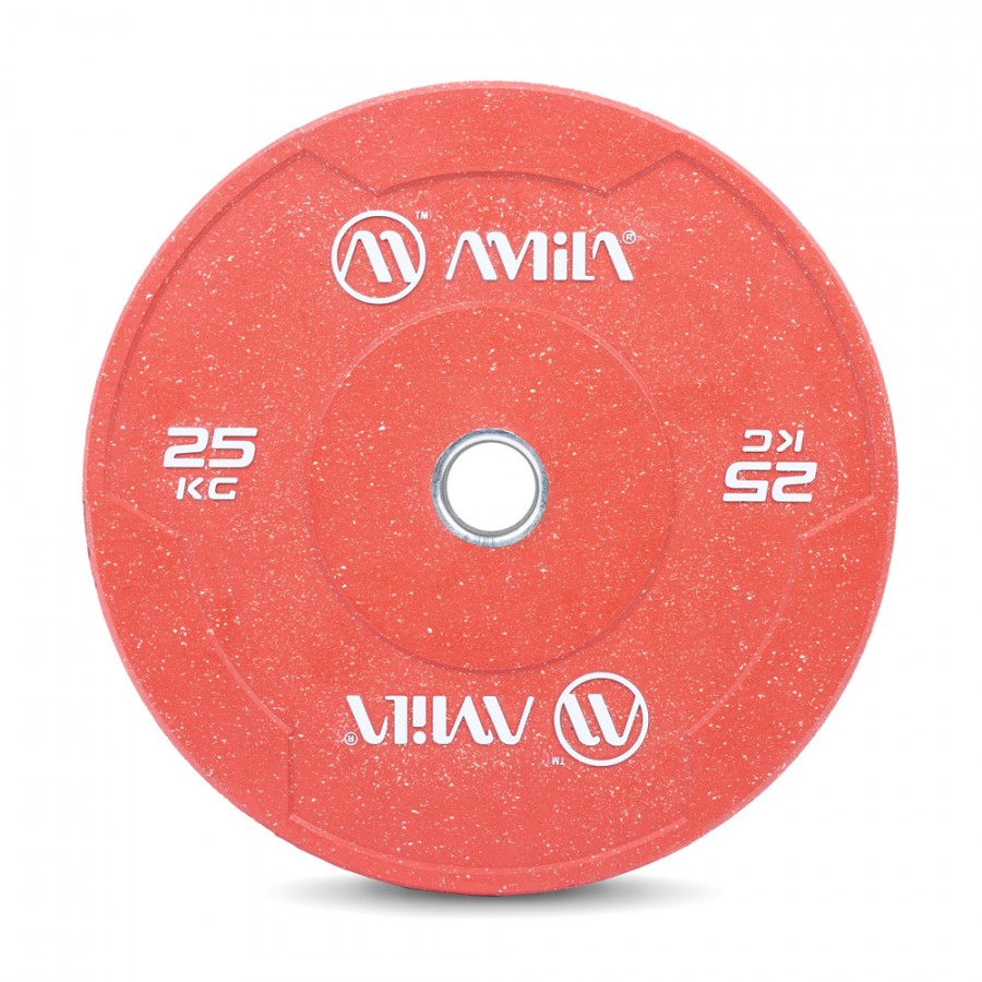 Δίσκος Βαρών Color Bumper Plate Slim 50mm 25kg Amila 84850