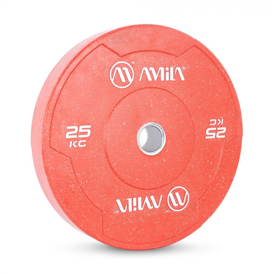 Δίσκος Βαρών Color Bumper Plate Slim 50mm 25kg 