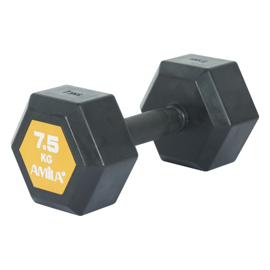 Aλτήρας Εξάγωνος Original Rubber 7.5Kg Amila 90588