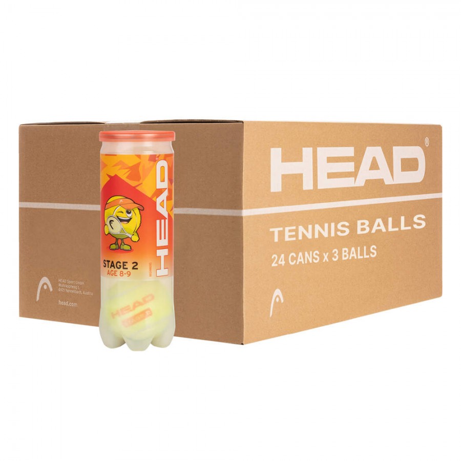 Παιδικά Μπαλάκια Τένις Head Stage 2 Κούτα 24τμχ 3121914