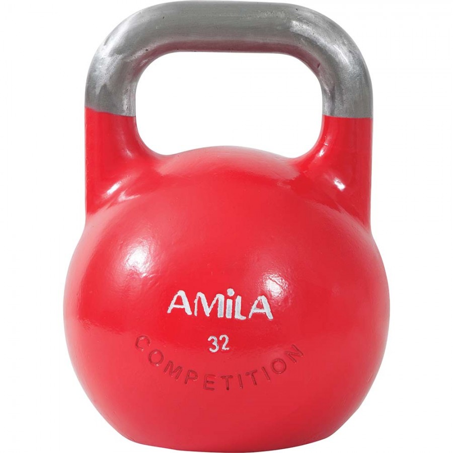 Kettlebell Aγωνιστικό 32kg Κόκκινο Amila 84587