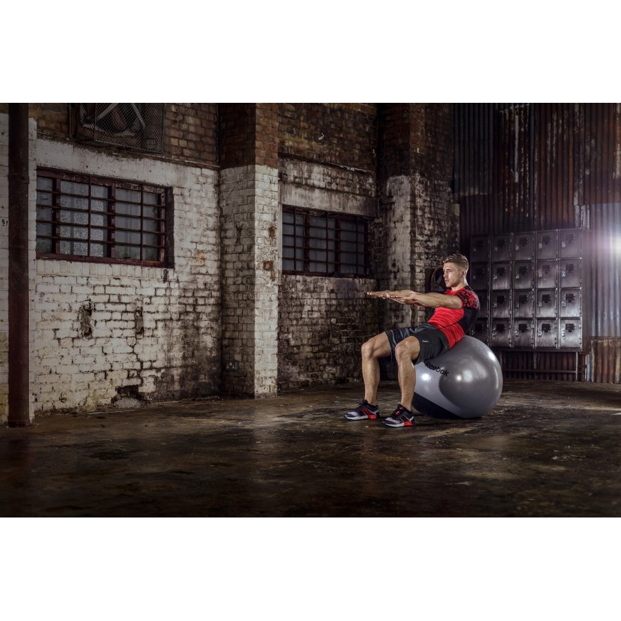 Μπάλα 75cm Με Τρόμπα Και Dvd Reebok 40017