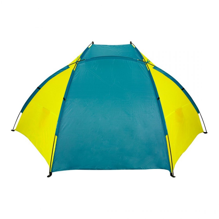 Σκίαστρο παραλίας κίτρινο πετρόλ ABBEY® Camp 21TQ-GEP