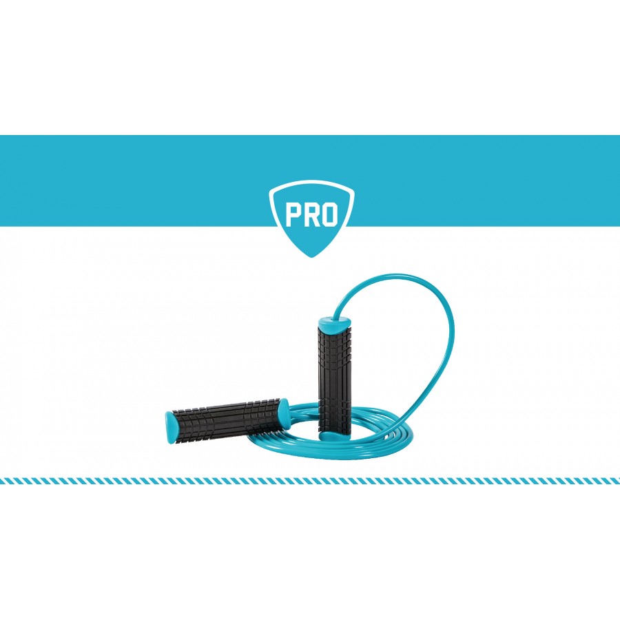 Σχοινάκι Skipping PVC Μαύρο Μπλε LivePro B 8286
